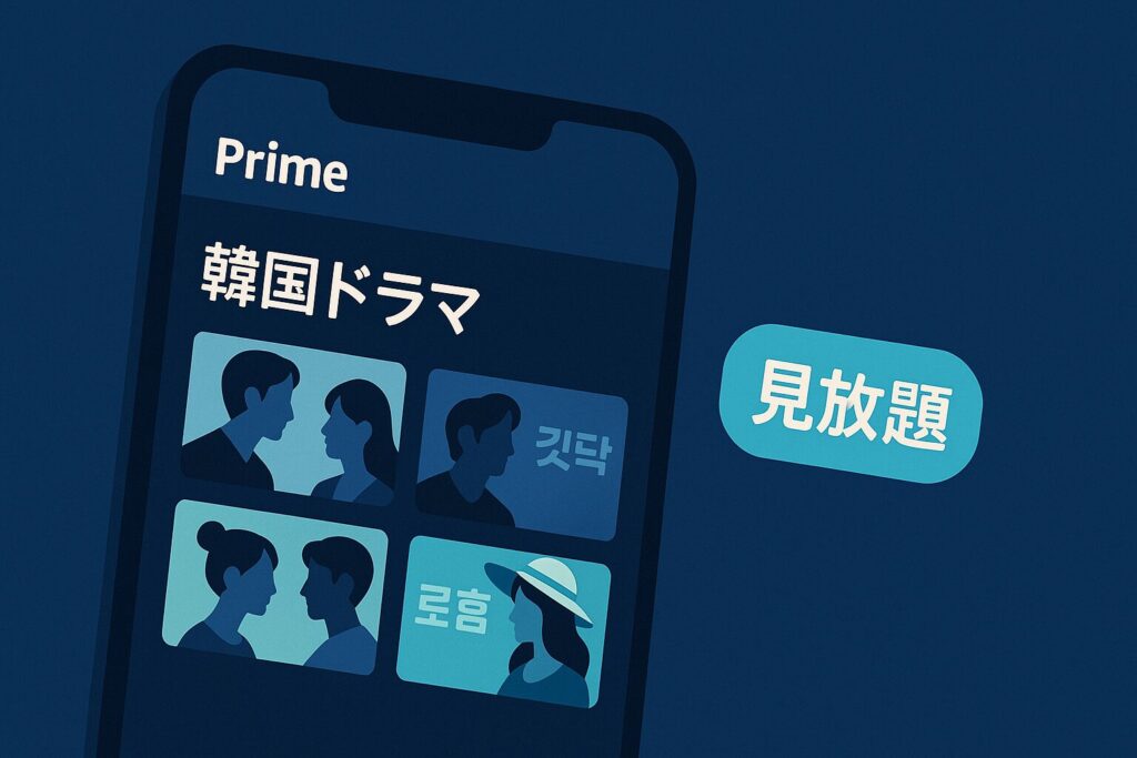 アマプラで韓国ドラマを無料で観る方法とおすすめ【2025年最新】のアイキャッチ